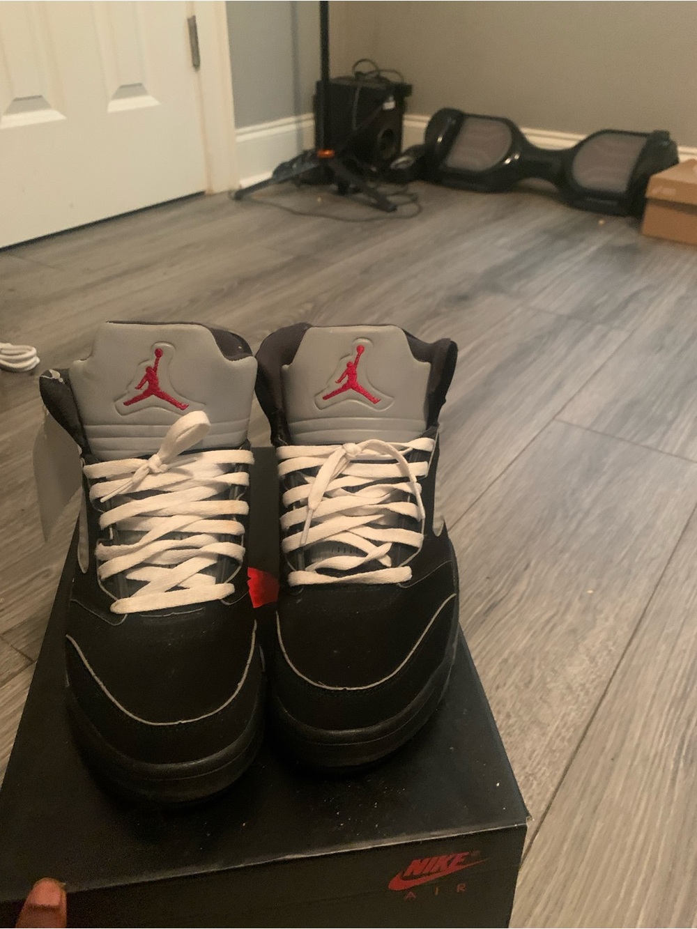 Jordan Retro 5 Black and White
